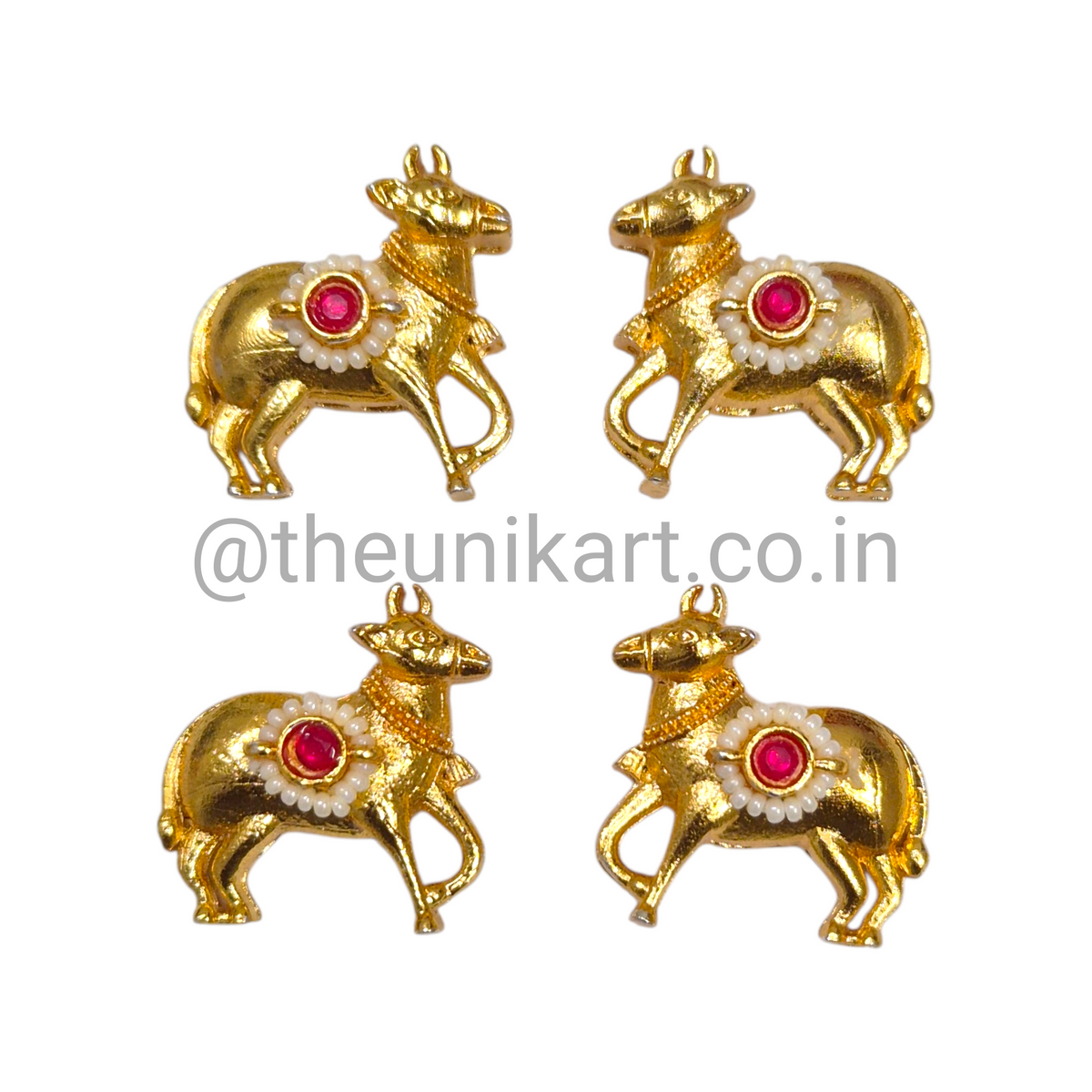 Golden Cow Pair Rani Pink