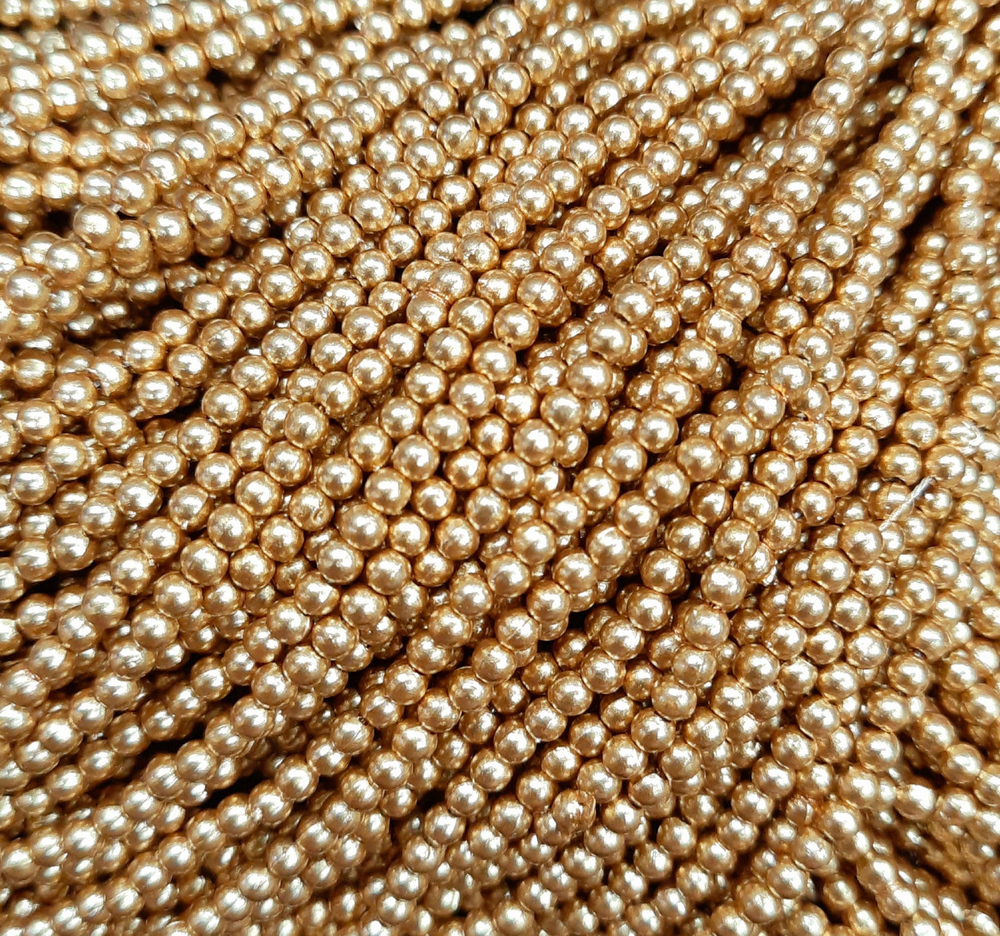 3mm Dull Gold Pack Of 2400 Pieces