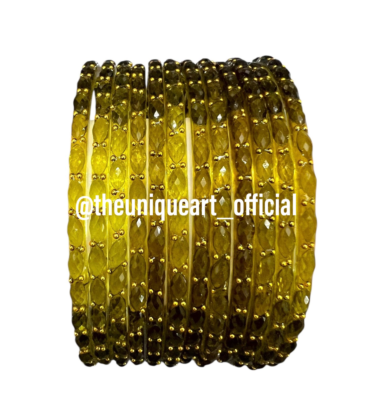 Mehendi Raindrop Bangles (Mehendi)