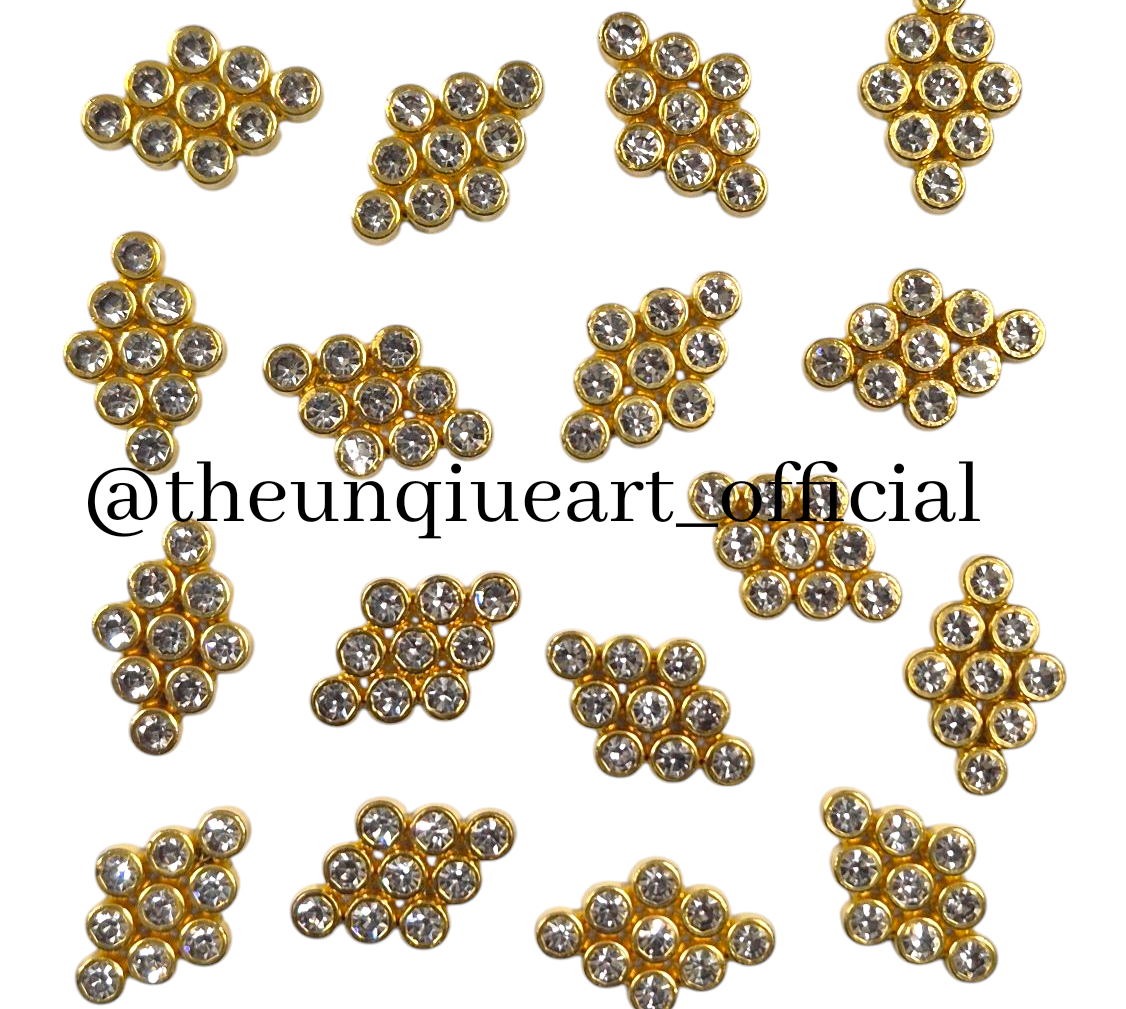 Diamond Charms 2cm with Zircon Stones