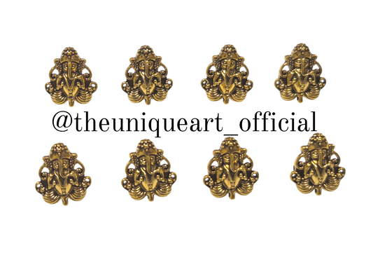Ganeshji Gold Metal Charm