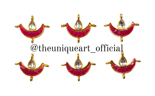 Half Moon 4 Loop Ruby Rani Pink