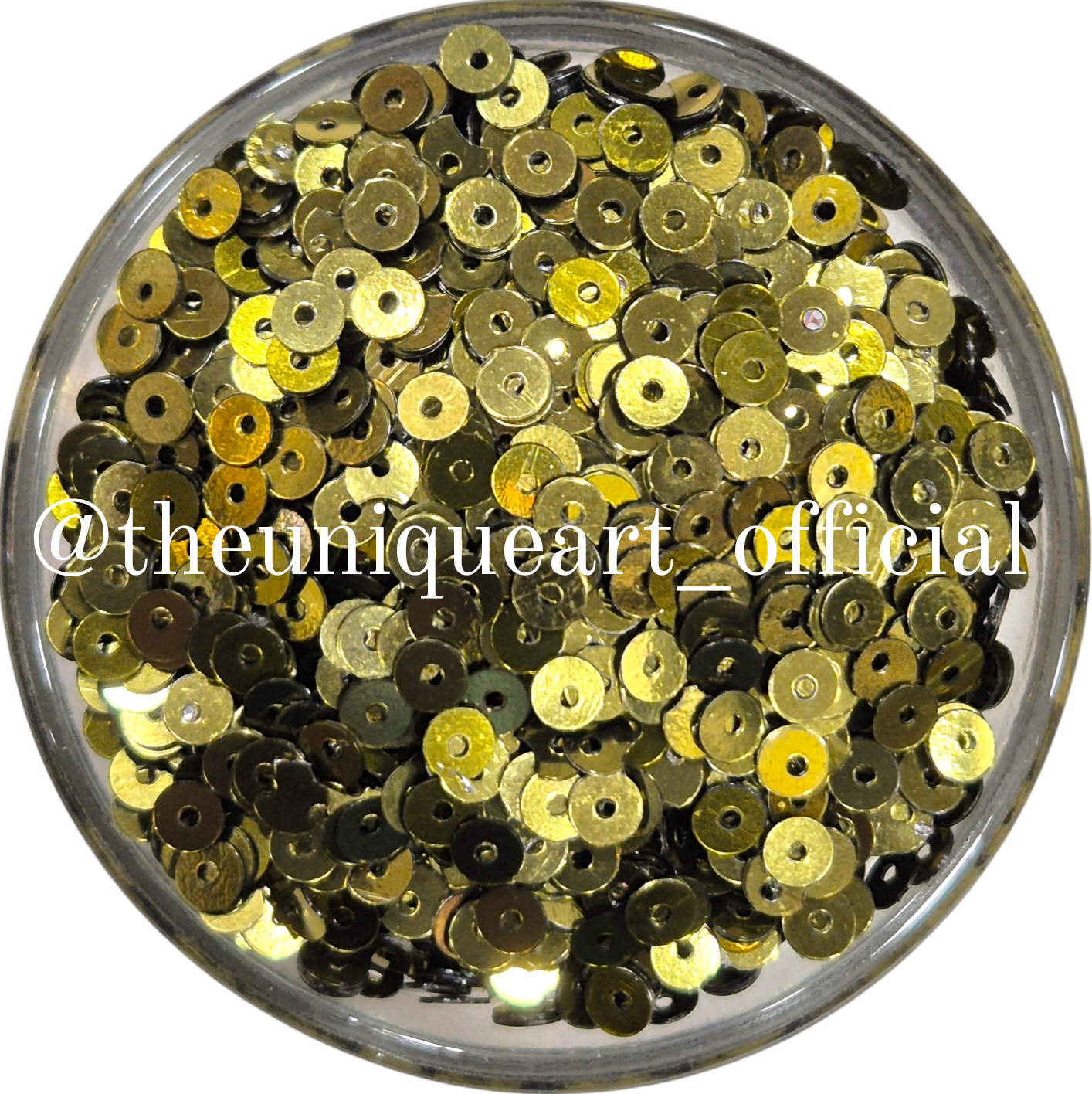 Mehendi Green Metal Sequence