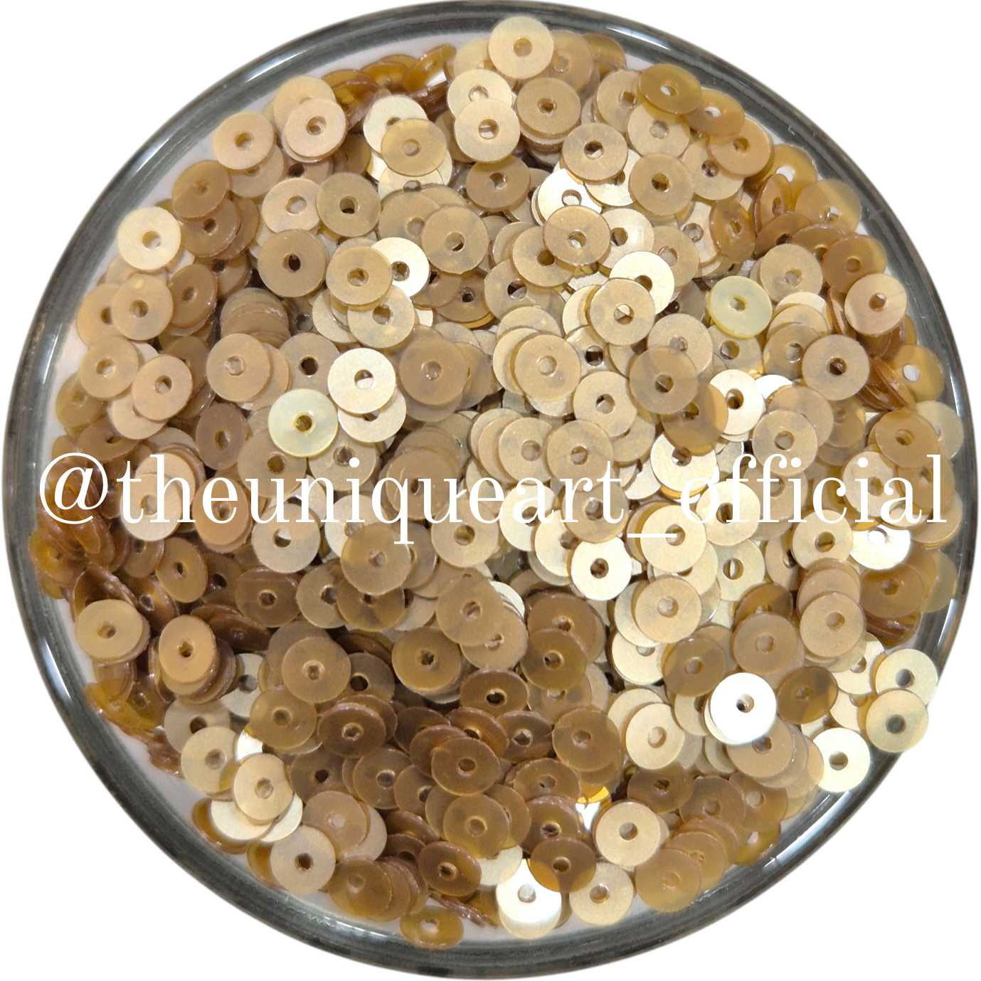 Antique Gold Pastel Sequins