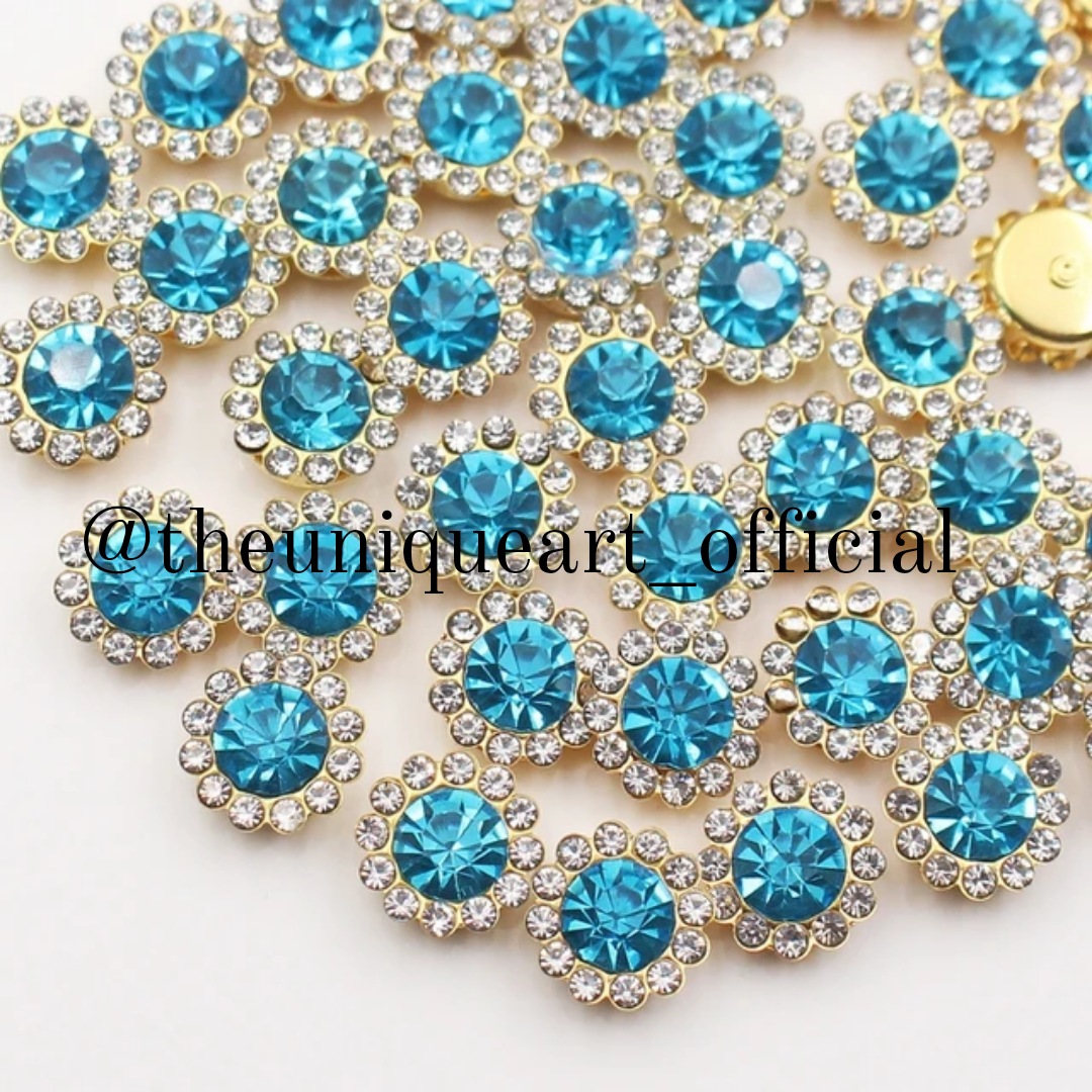 10mm Sunflower Light Blue