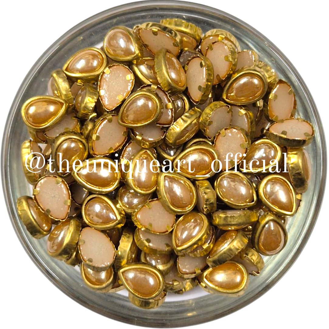Drop 6x8 Ceramic Golden