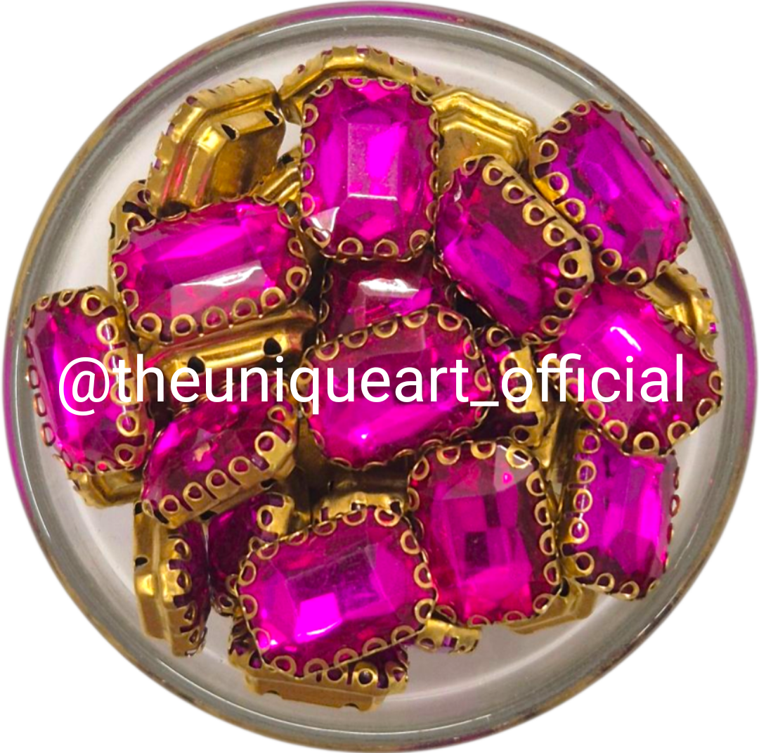 Dark Pink / Rani 10x14 Rectangle