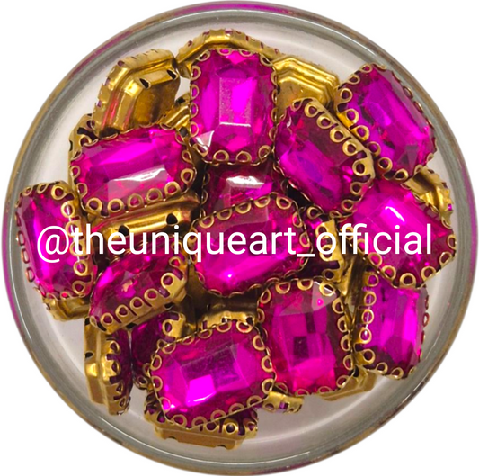 Dark Pink / Rani 10x14 Rectangle