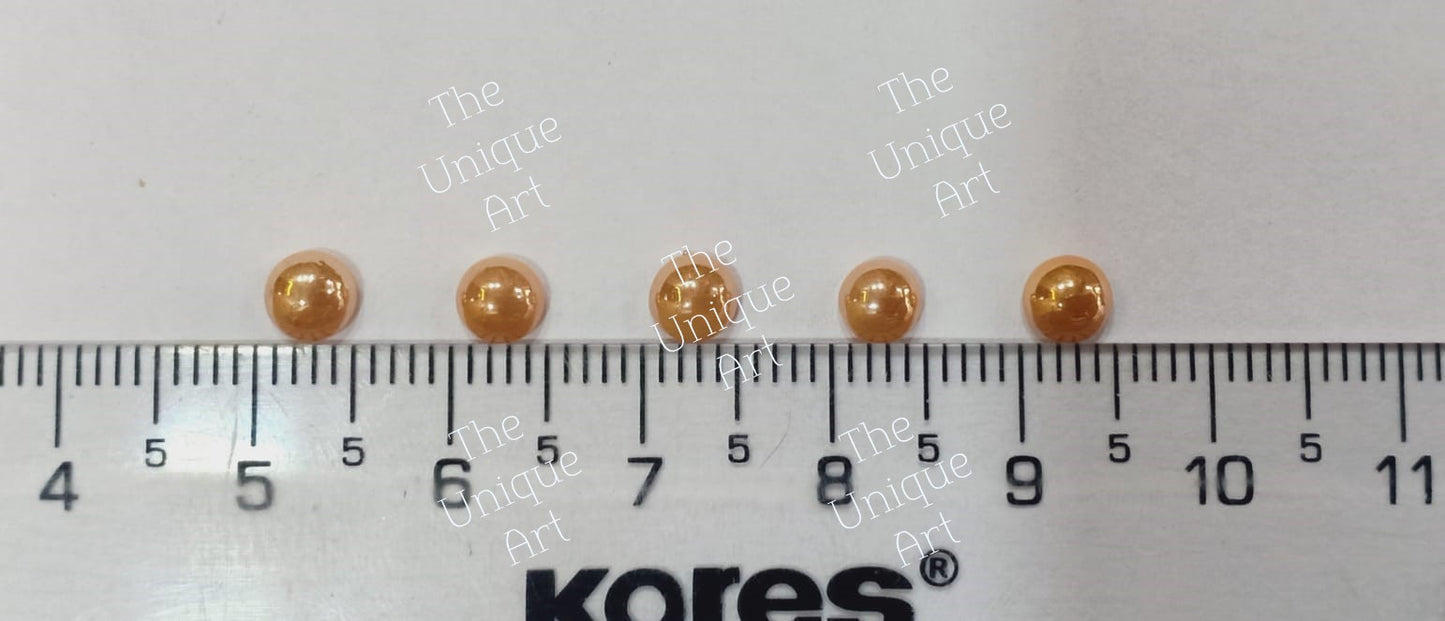 5mm Ceramic Kundan Beads