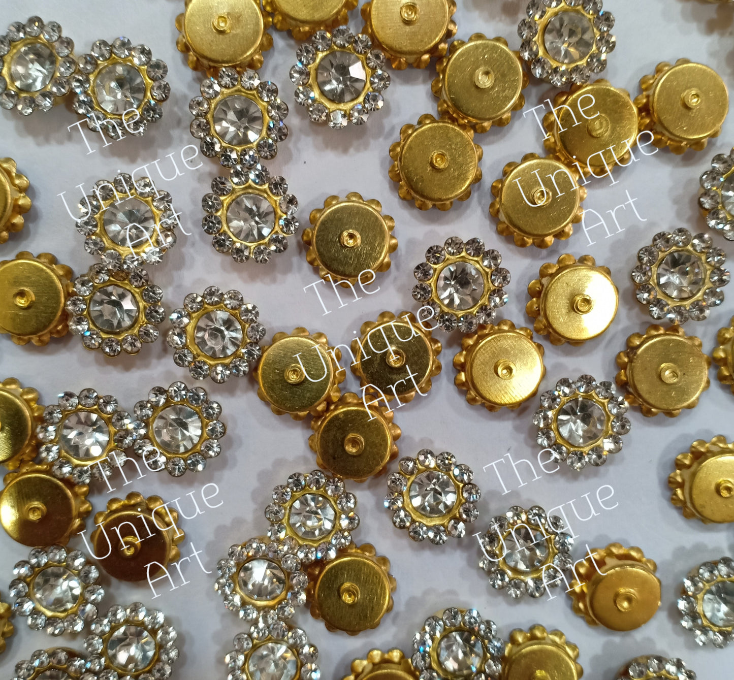 10mm Sunflower Silver