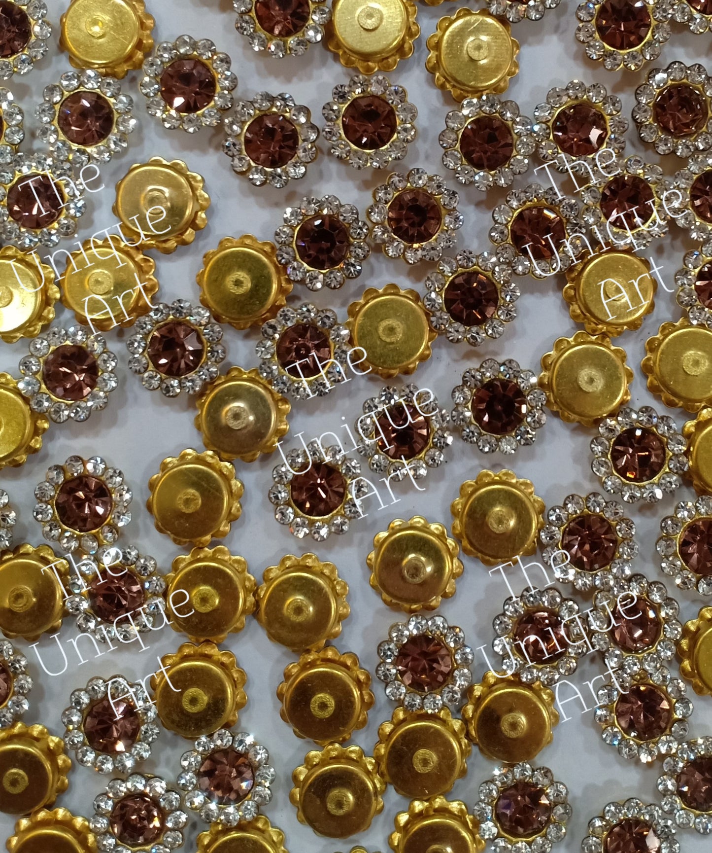10mm Sunflower Golden To Silver