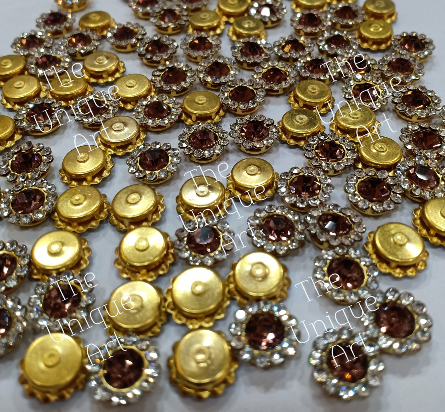 10mm Sunflower Golden To Silver