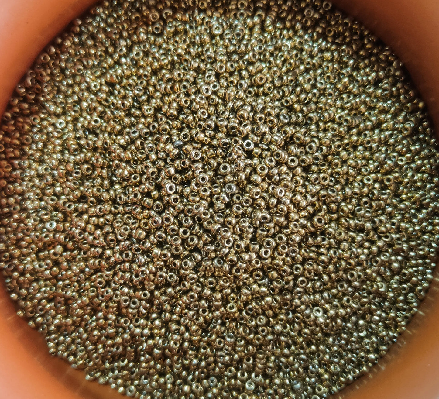 Antique Gold Sugar Beads