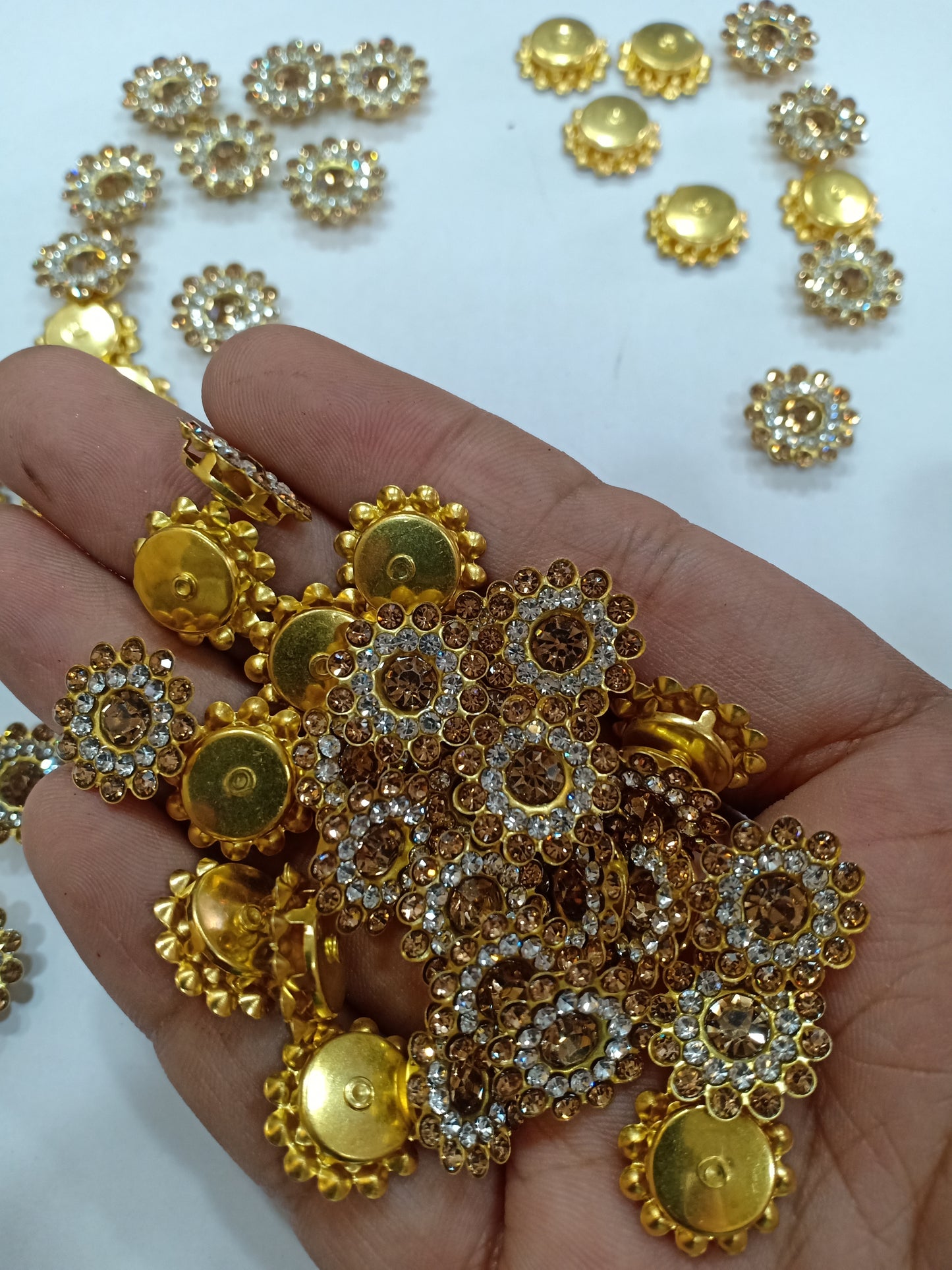 14mm Sunflower Gold To White