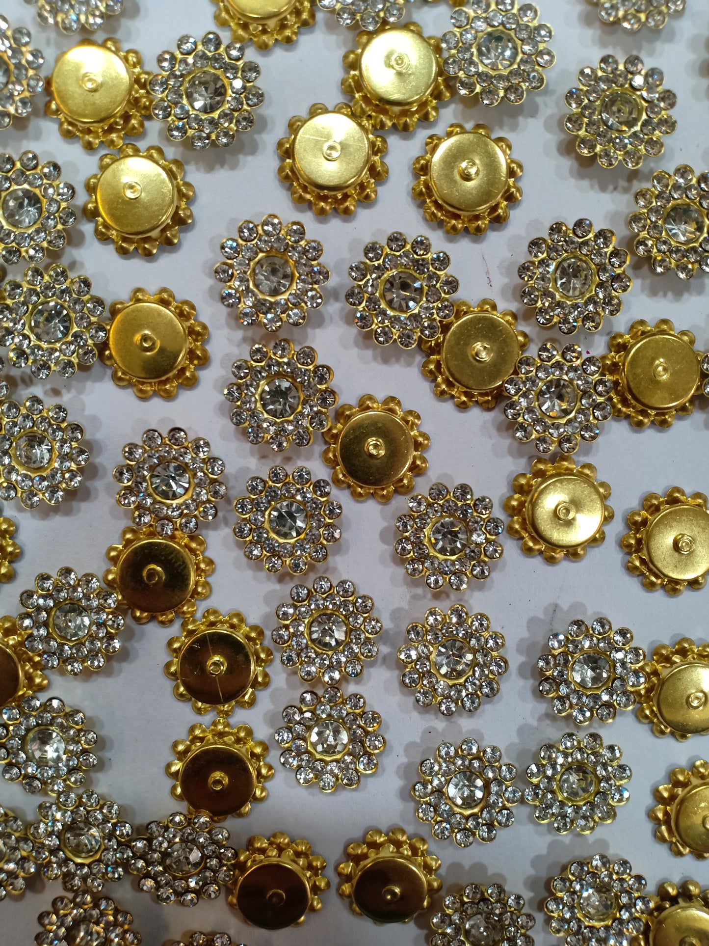 14mm Sunflower Silver