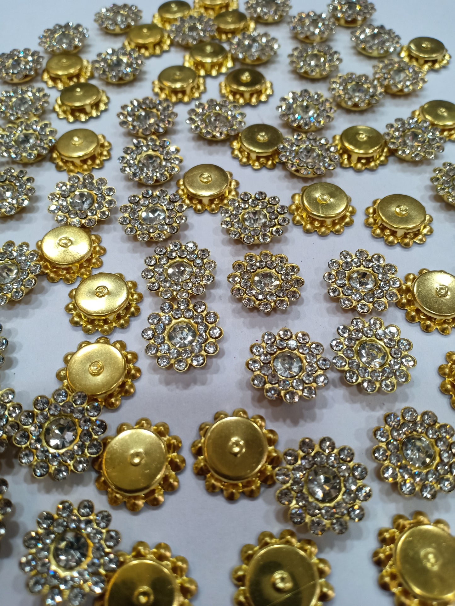 14mm Sunflower Silver