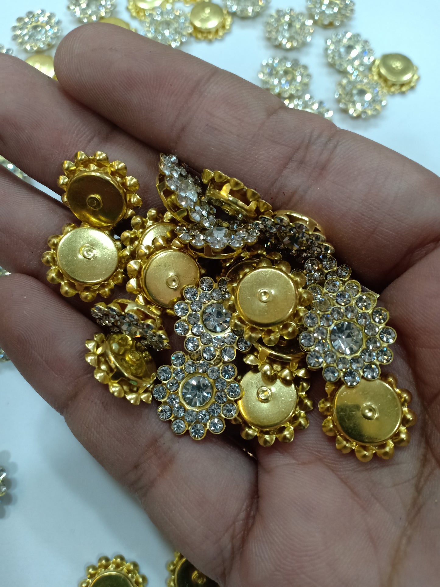 14mm Sunflower Silver