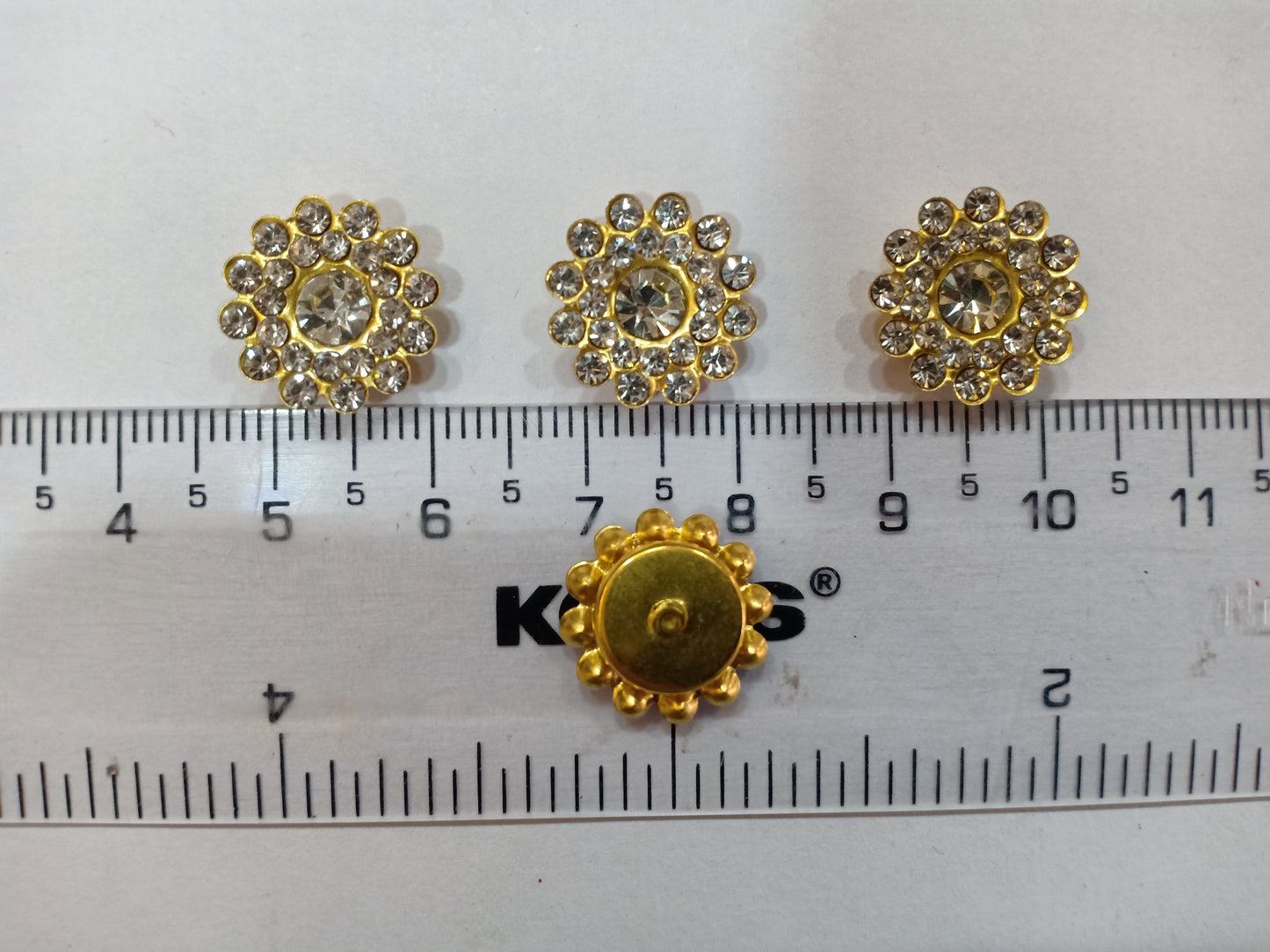 14mm Sunflower Silver