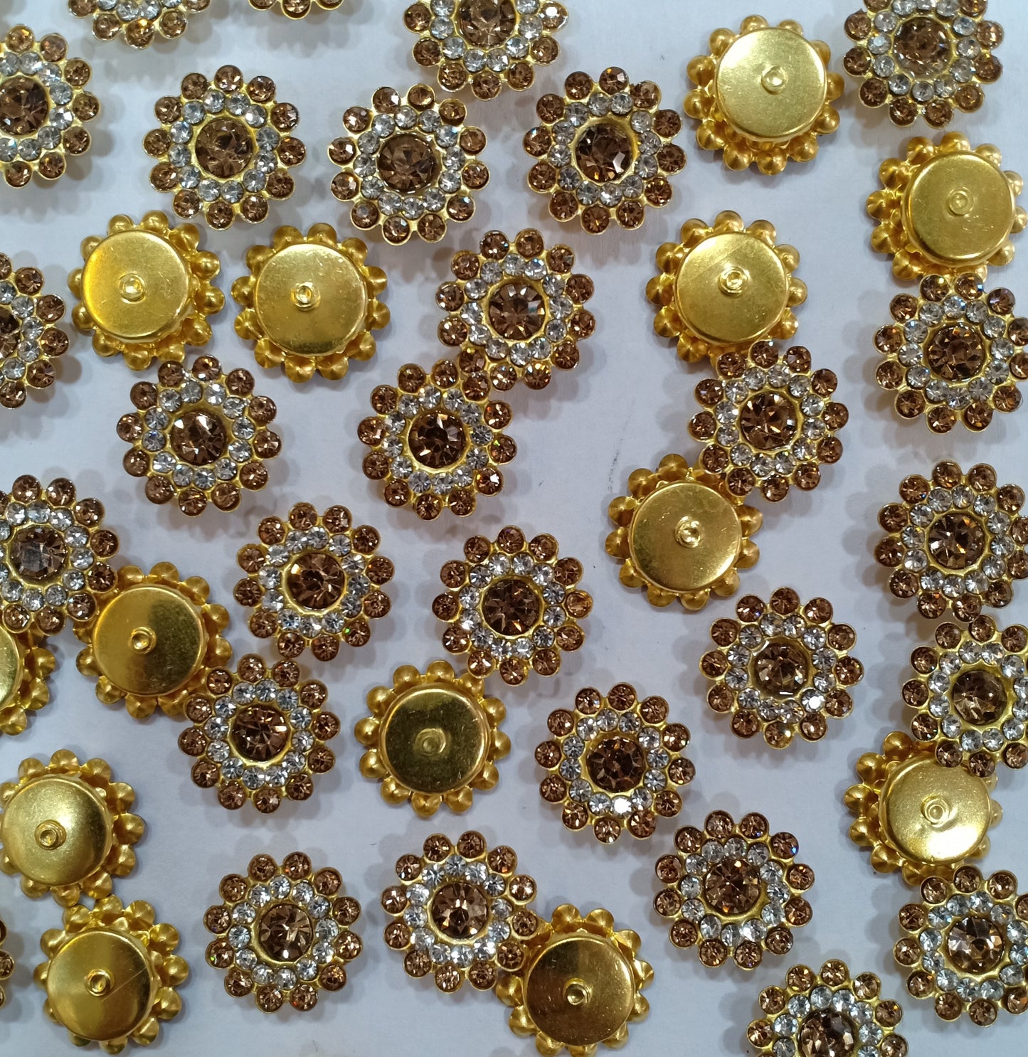 14mm Sunflower Gold To White