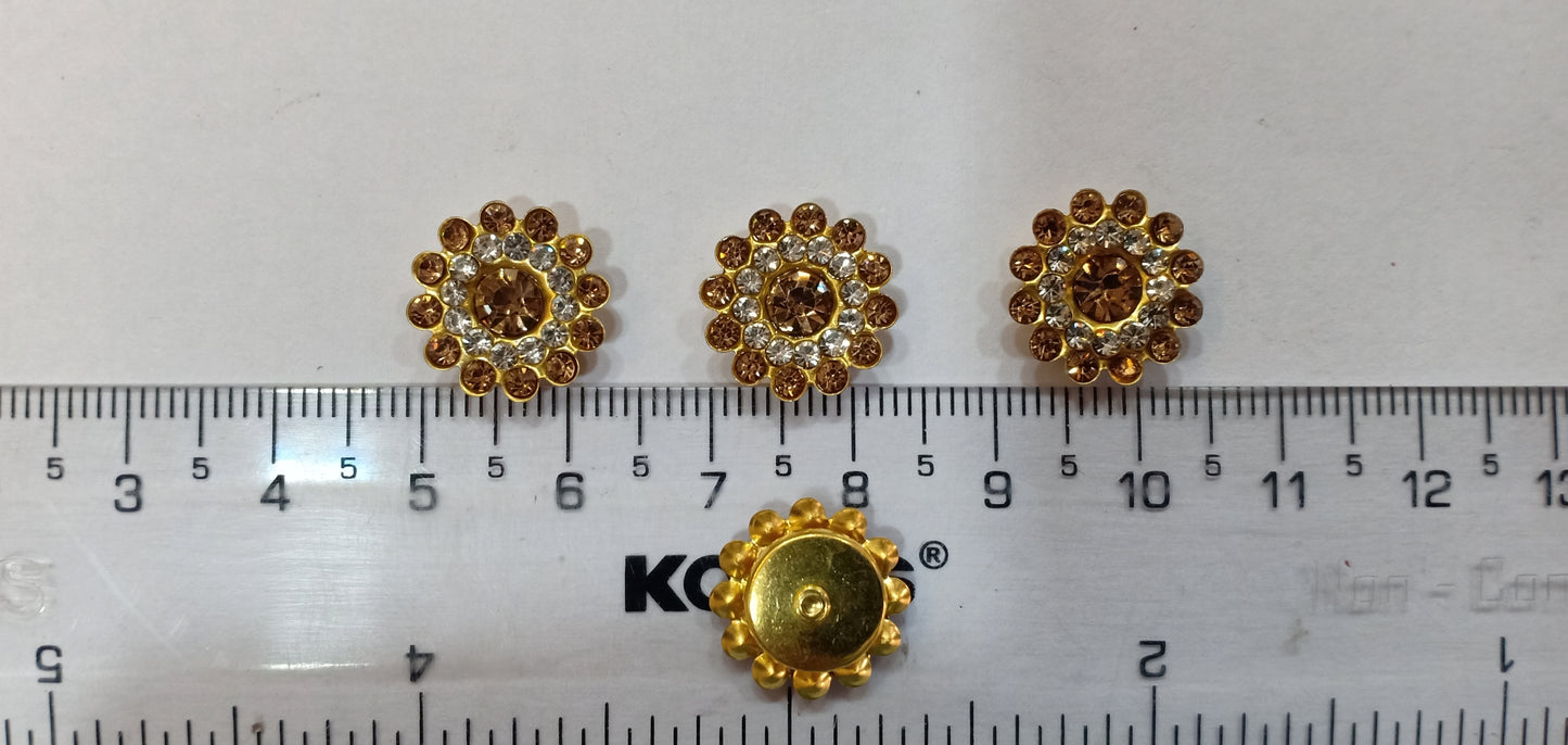14mm Sunflower Gold To White