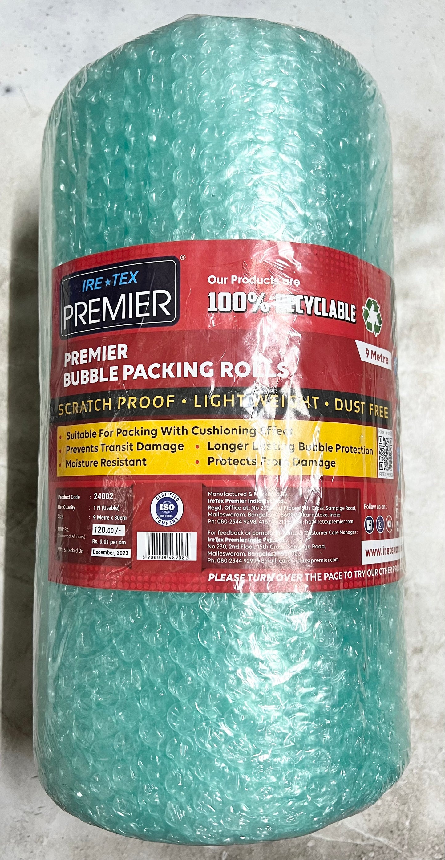 High Quality Bubble Wrap 9 Meter x 30cm