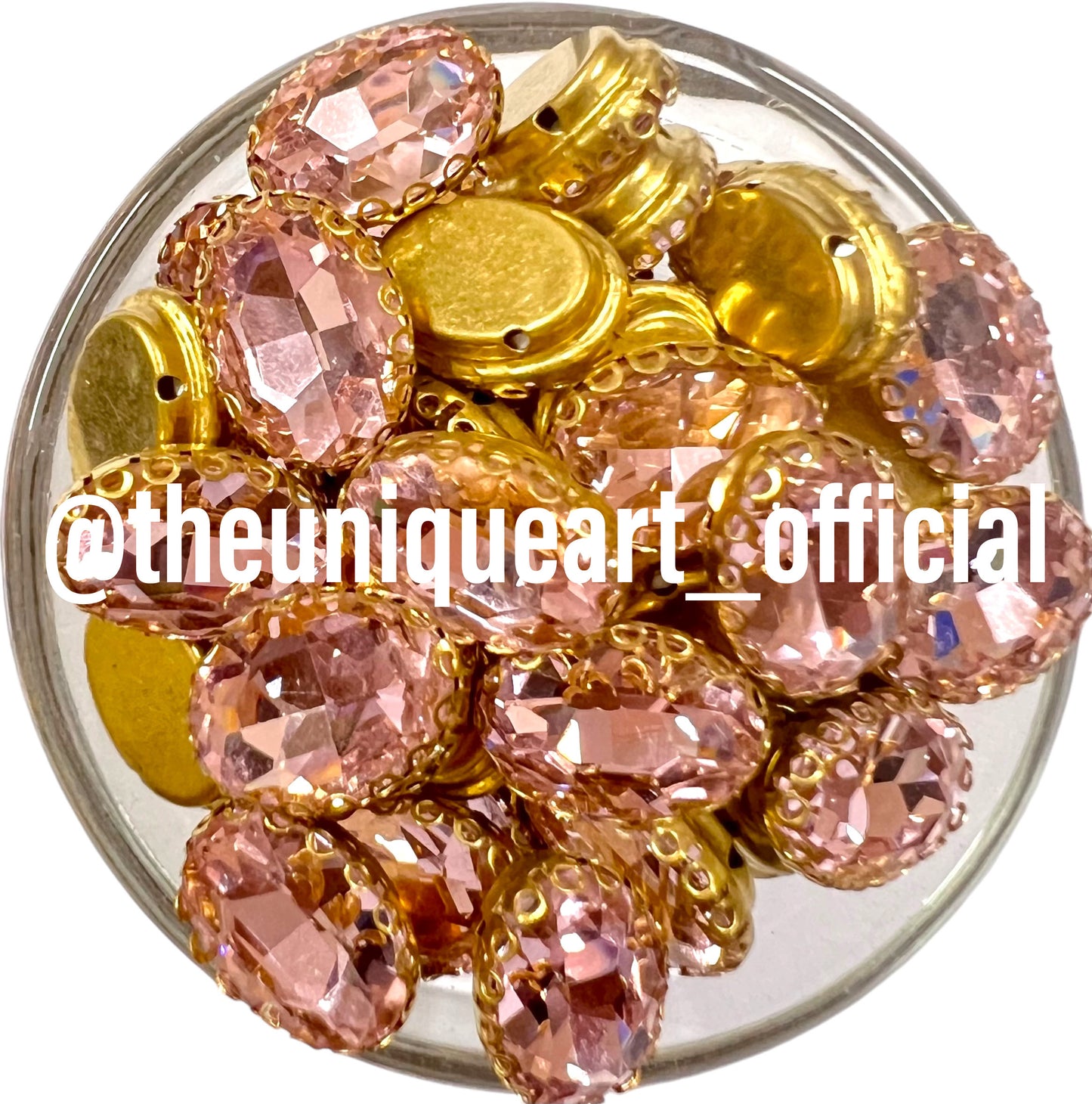 Light Pink 10x14 Oval