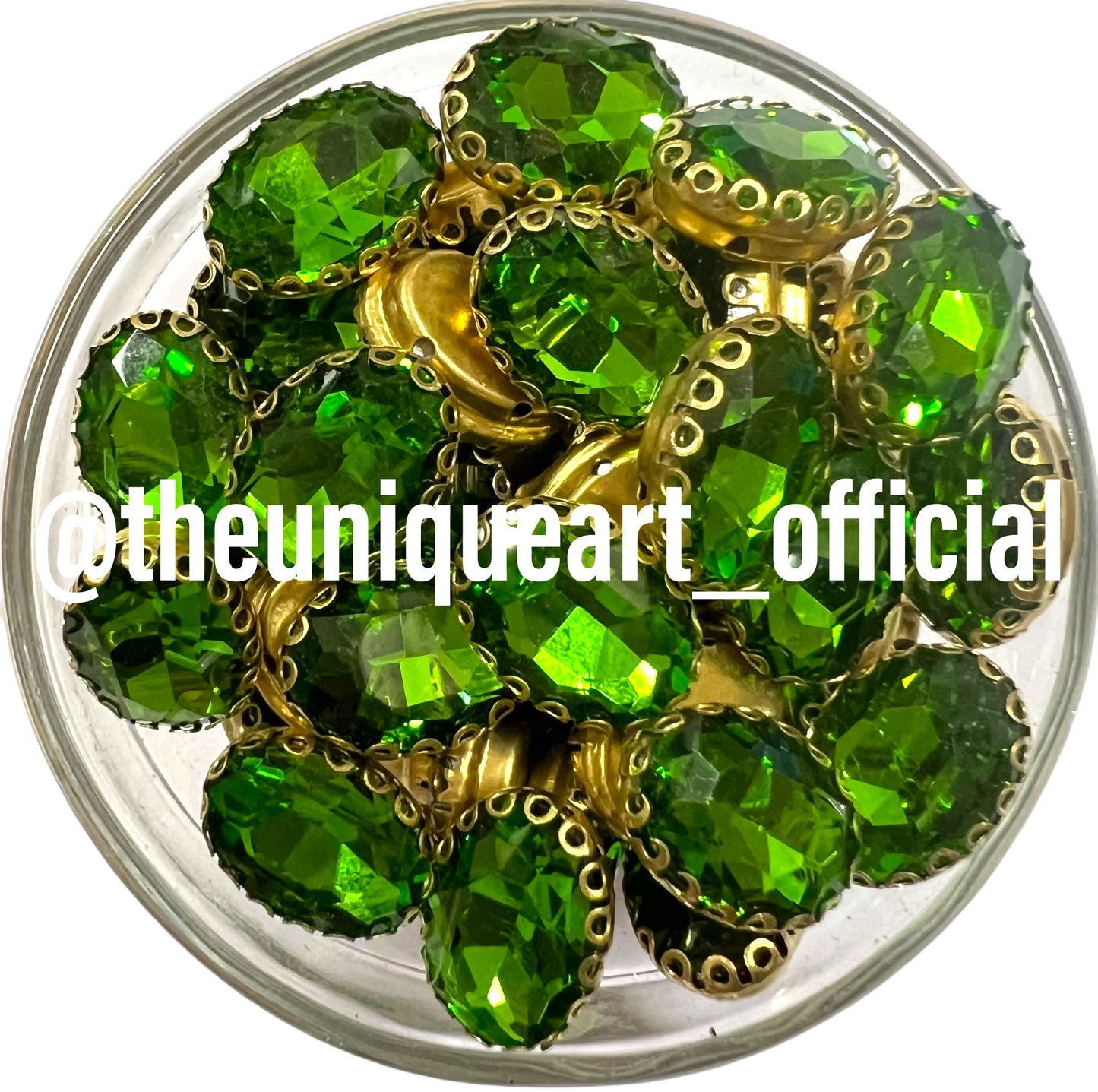Green 10x14 Oval