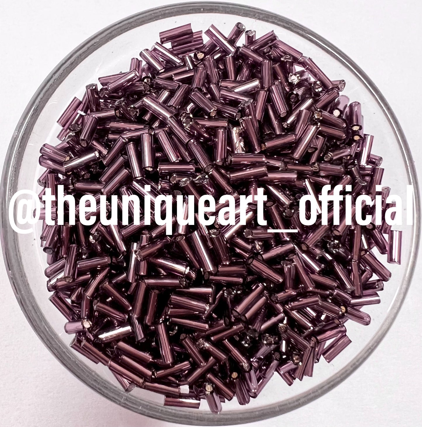 Wine / Amethyst Silverline Glass Tube