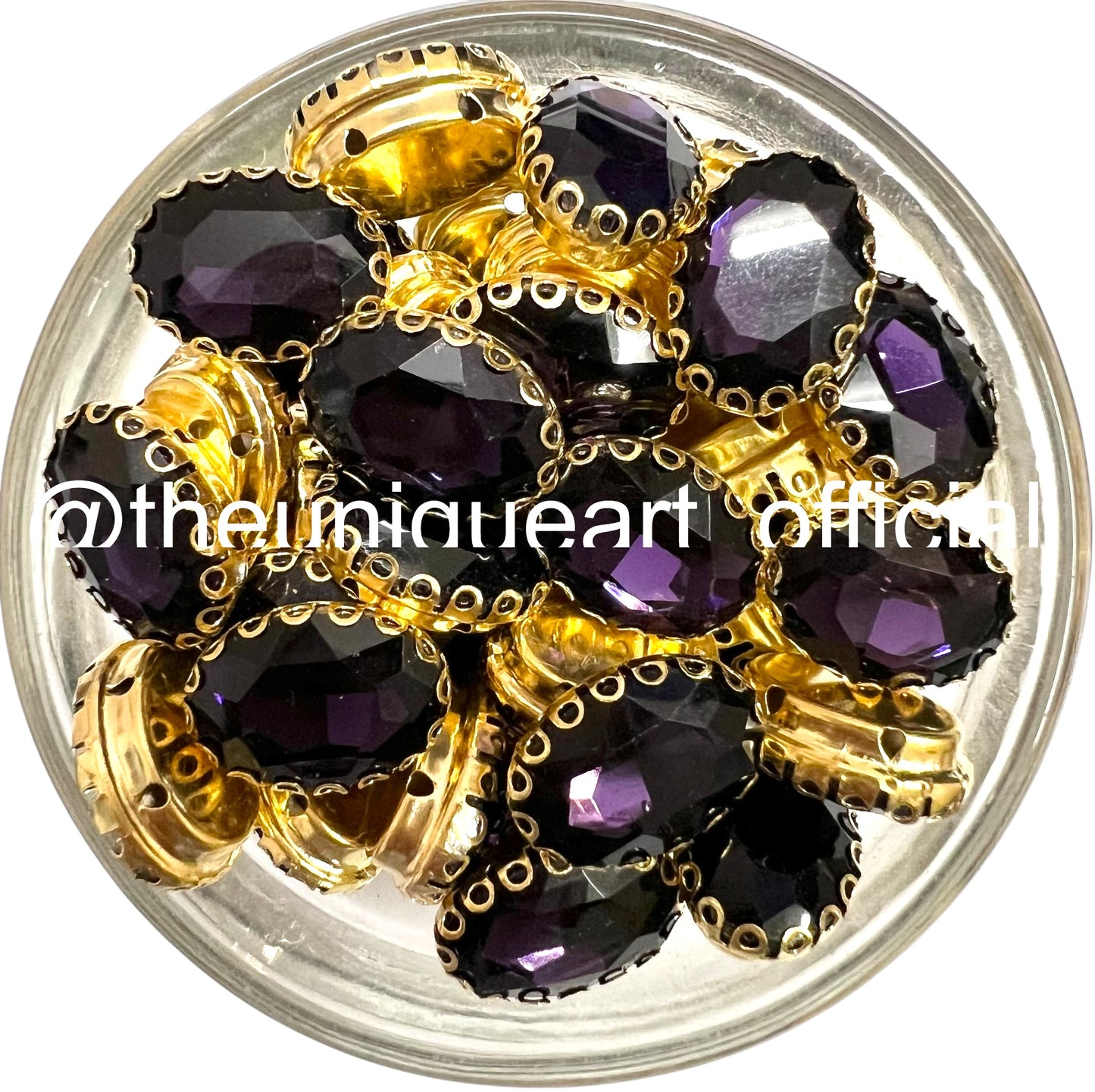 Purple 10x14 Oval