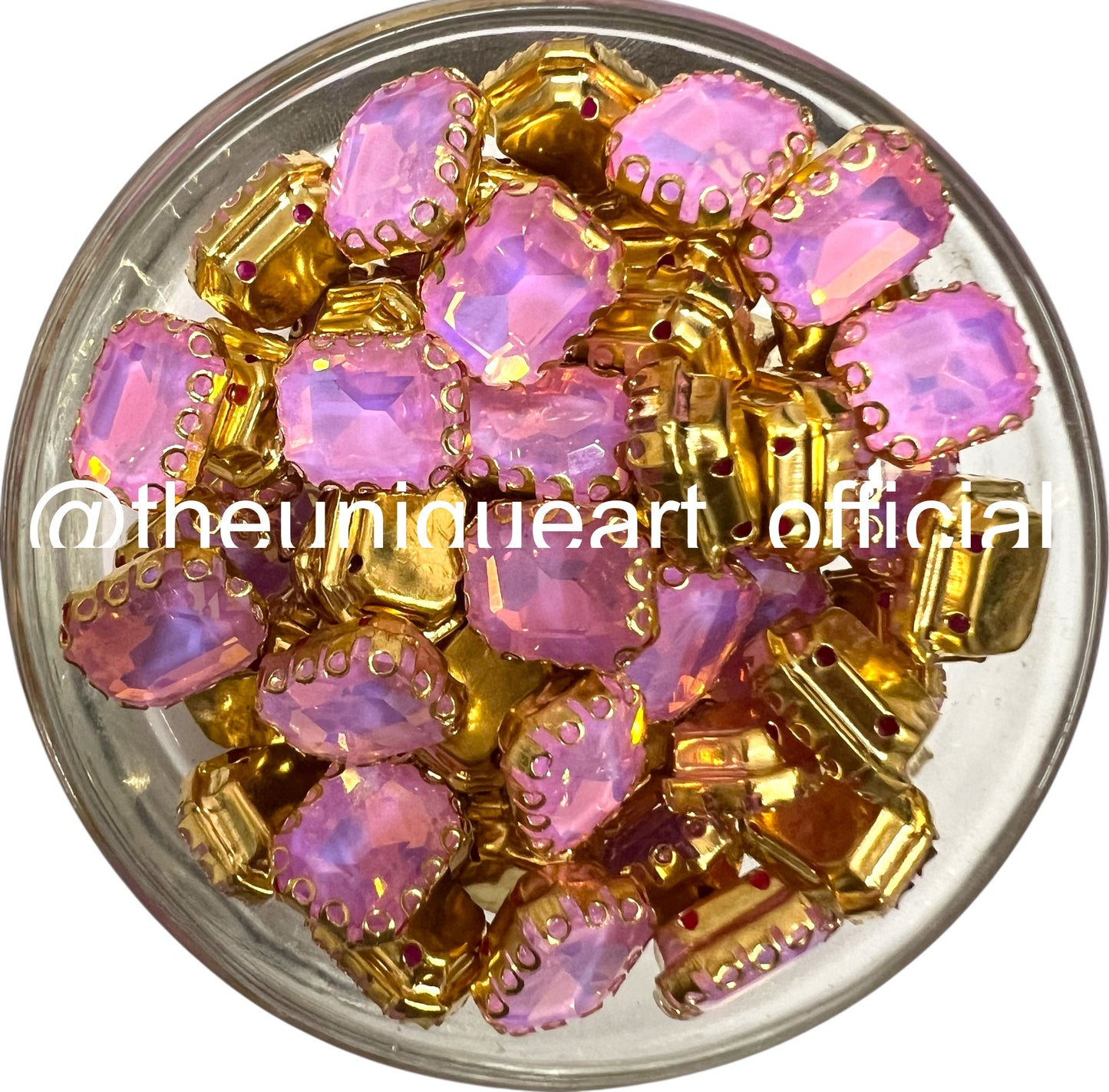 Pastel Purple Opal Rainbow 8x10 Rectangle