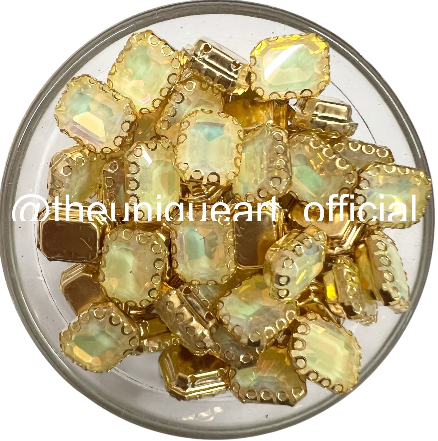 Jonquil Opal Rainbow 8x10 Rectangle
