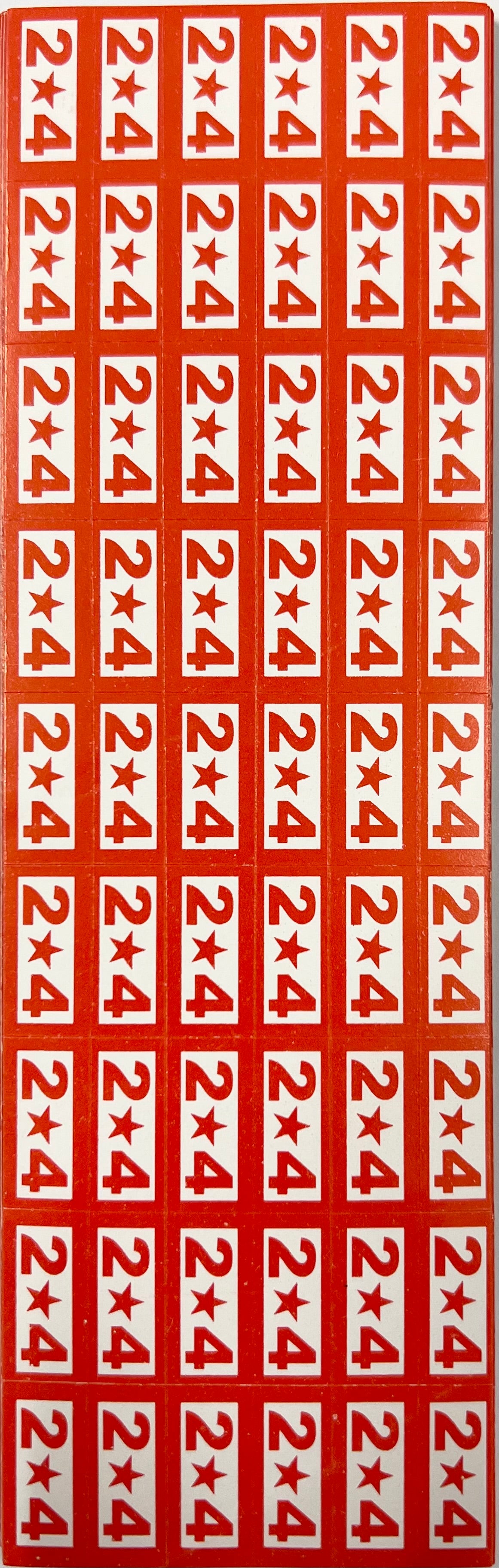 2.4 Size Sticker 54 Pieces per Sheet