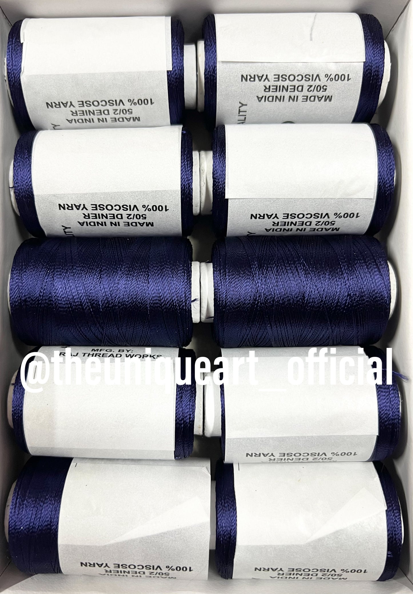 Navy Blue Silk Thread