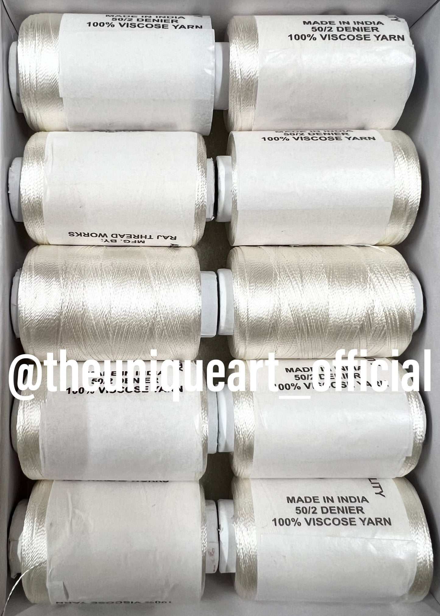Off White/Cream Silk Thread