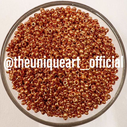 Copper Sugar Beads