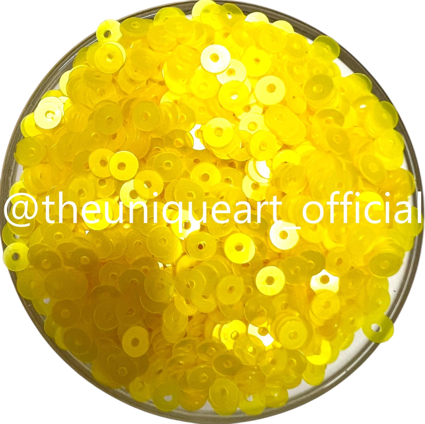 Yellow Pastel Sequins