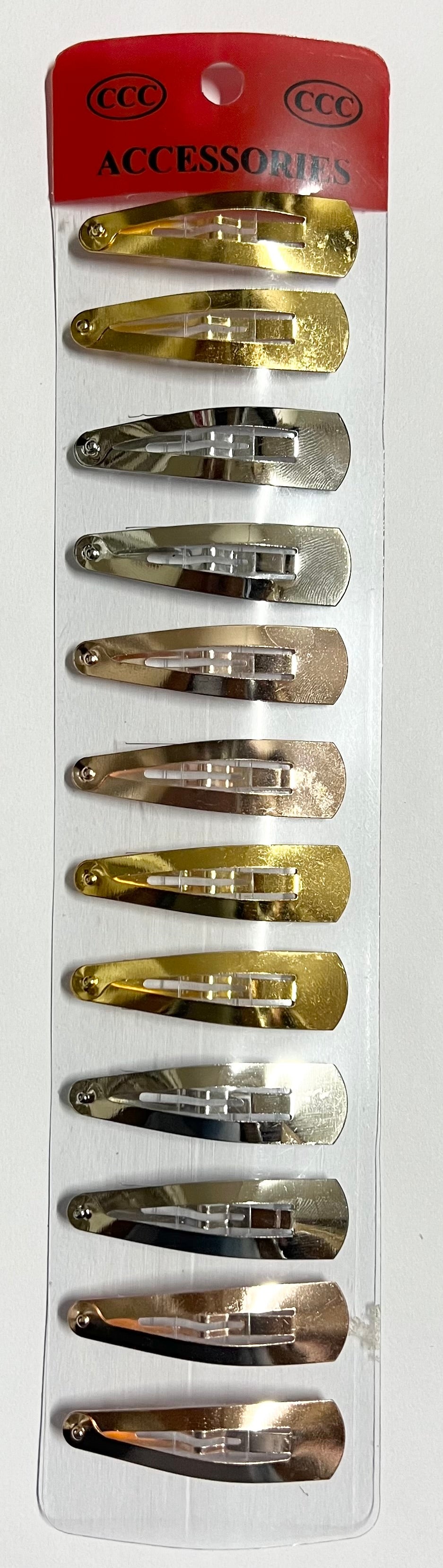 Rust Proof Premium Quality Metal Tic Tack Clip Pack Of 12 Pieces