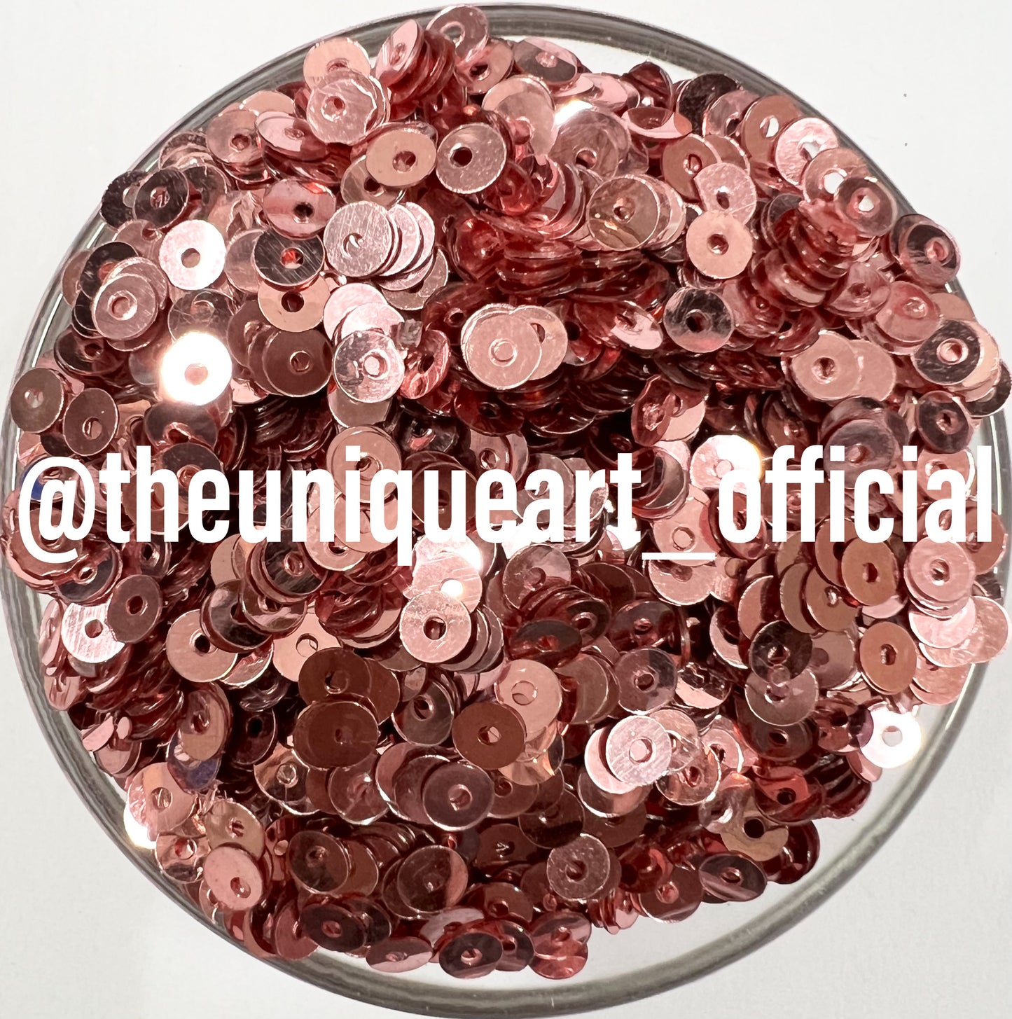 Rose Gold Metal Sequence