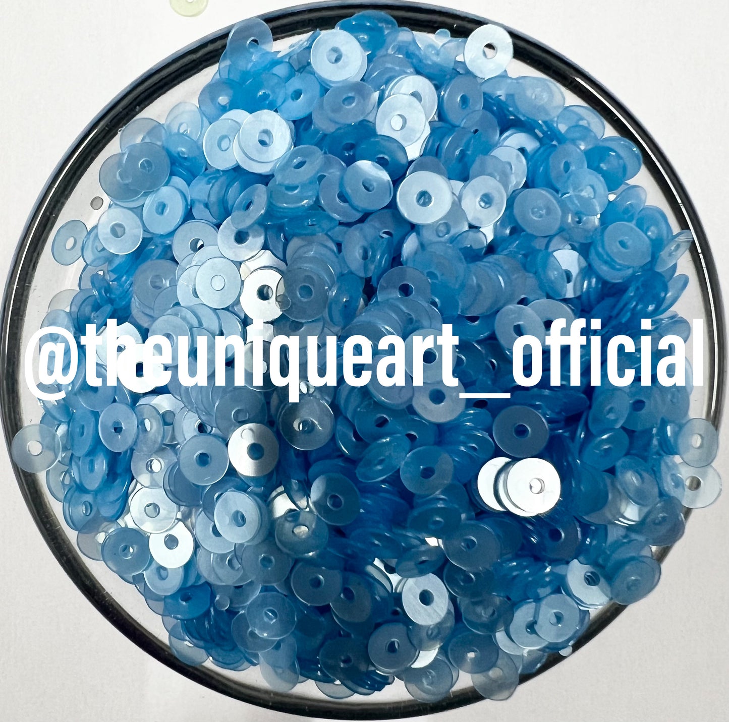 Sky Blue Pastel Sequins