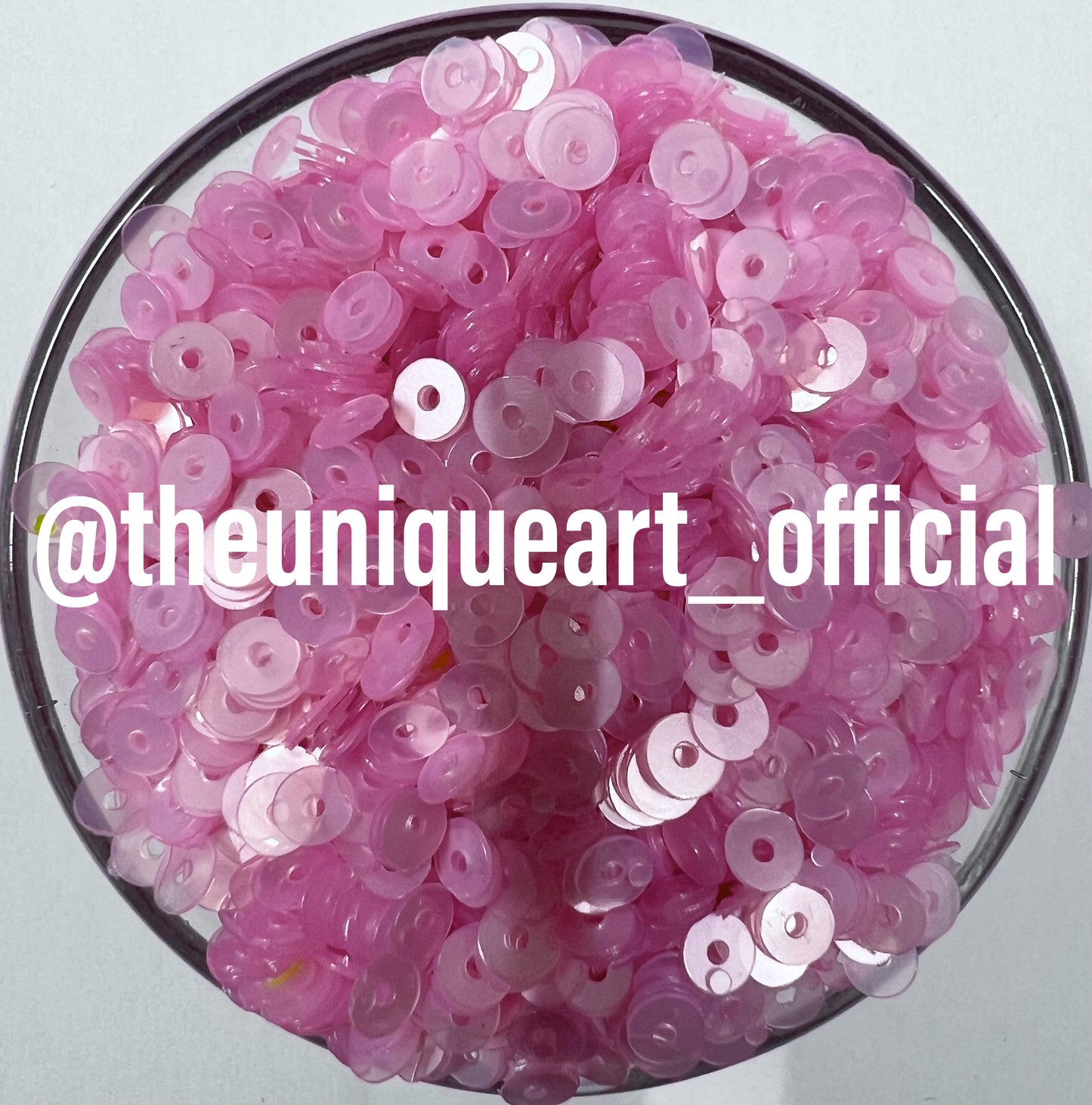 Light Pink Pastel Sequins