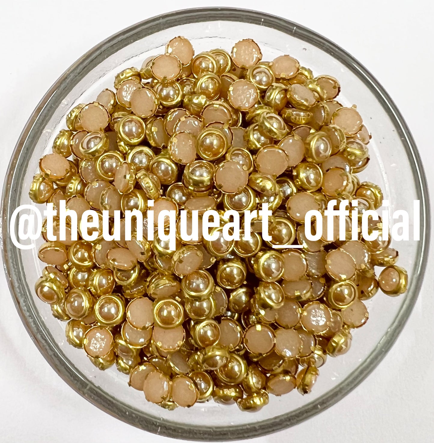 Round 4mm Ceramic Golden