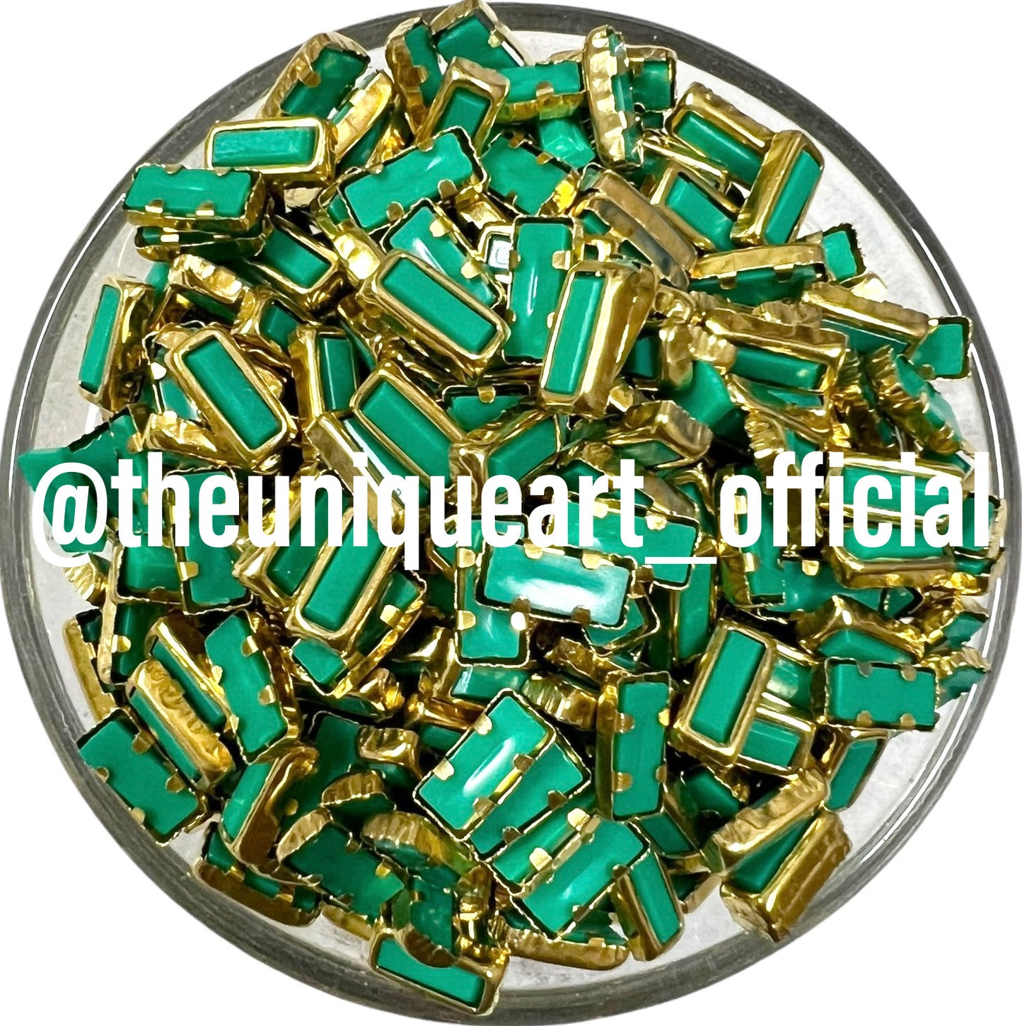 Sea Green 3x7 Rectangle