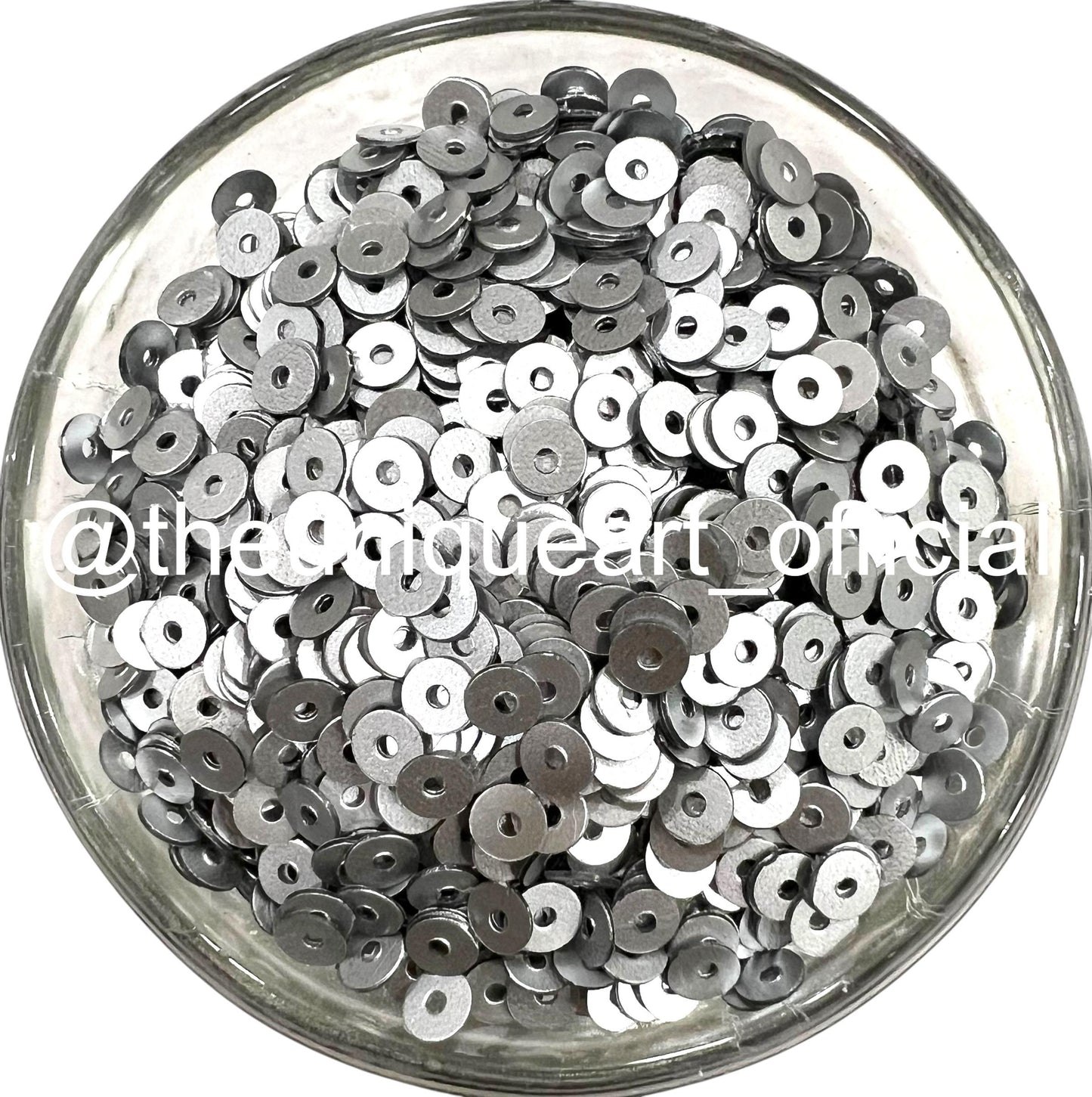 Silver Pearl Sequins