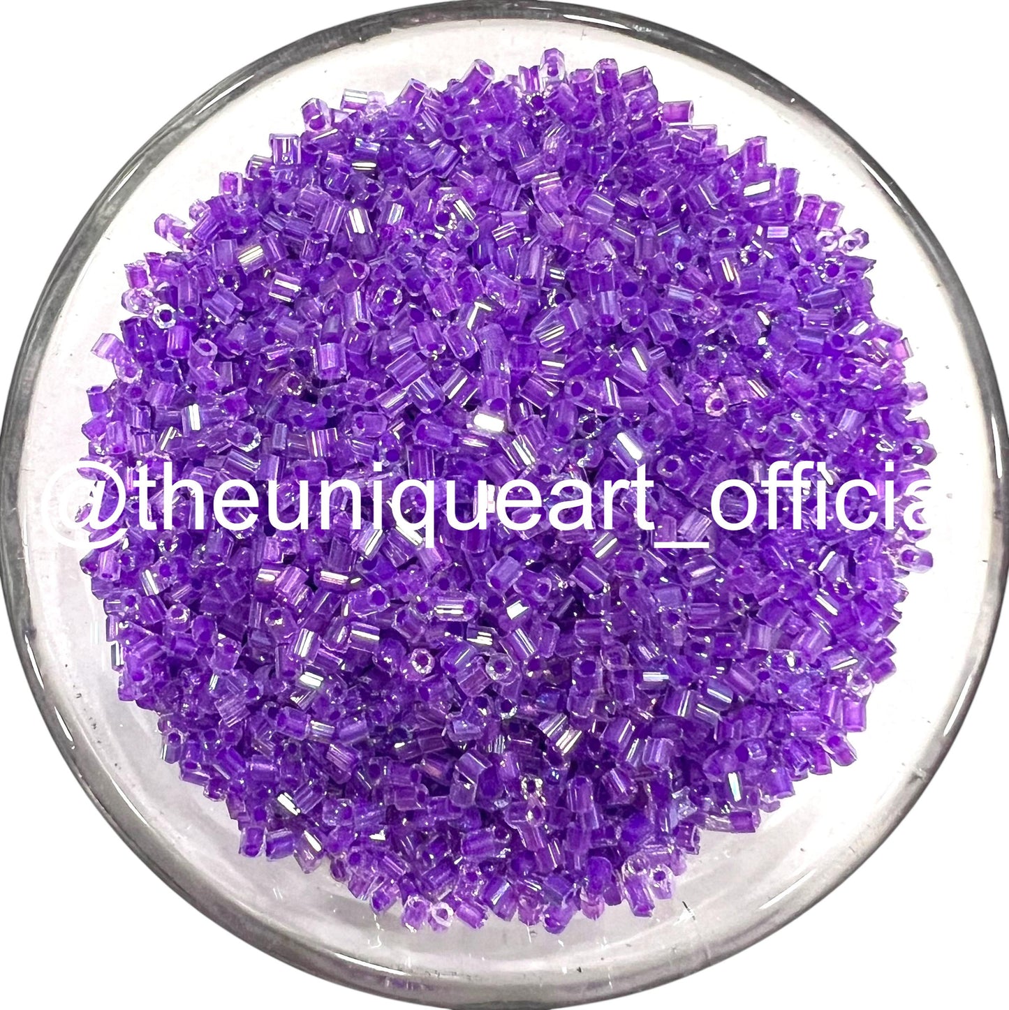 Purple Rainbow Cut Beads