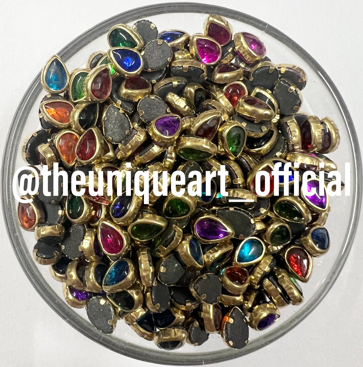 Multicolour 4x6 Glass Drop