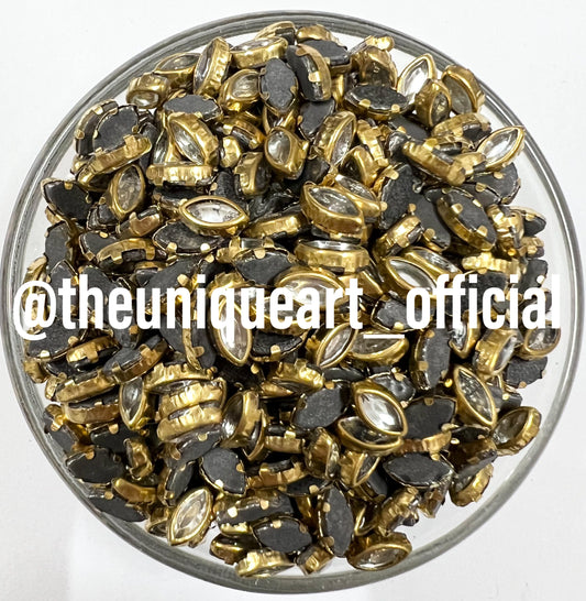 Eye 3x6mm Silver Glossy