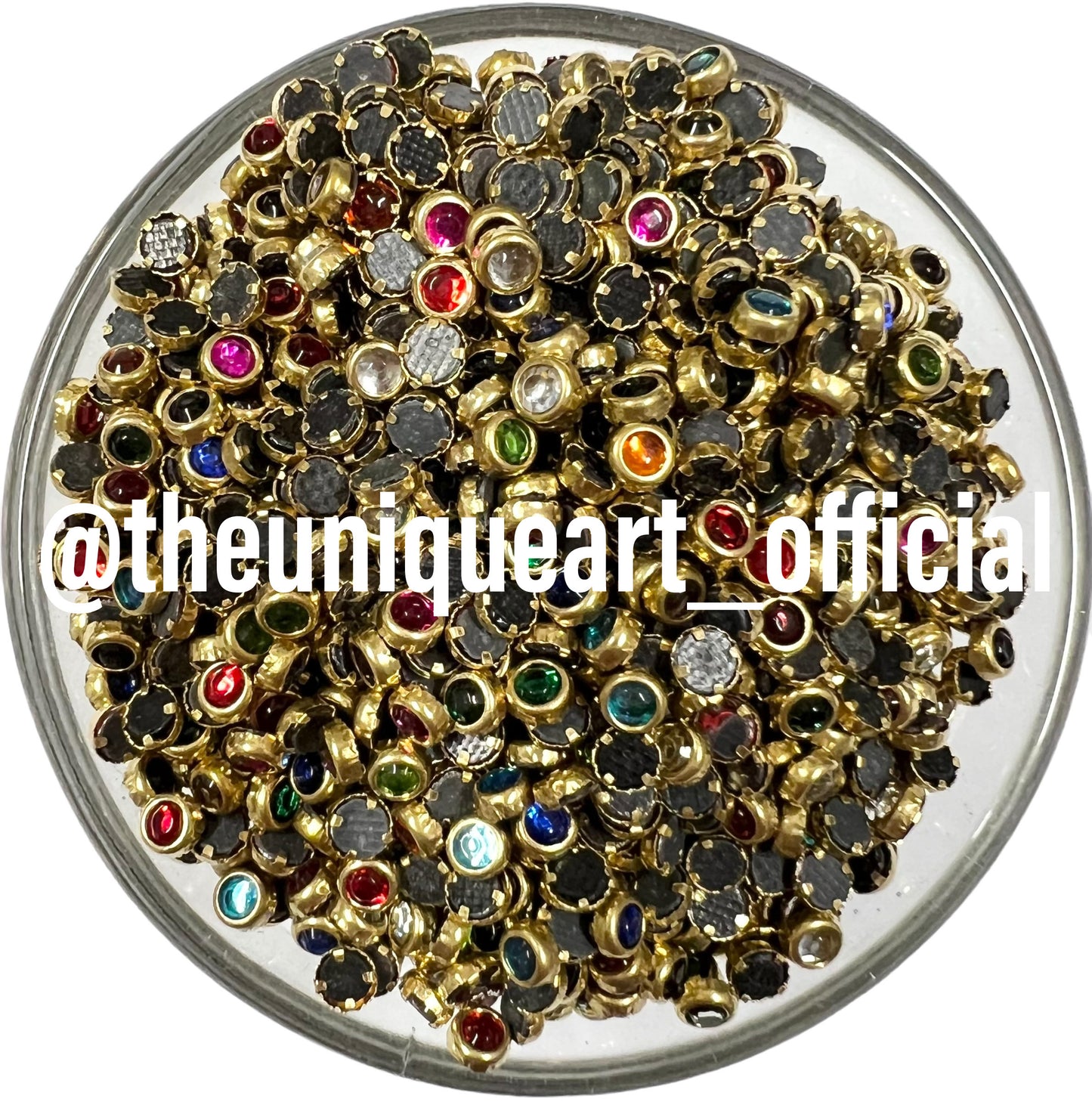 3mm Round Glass Multicolour