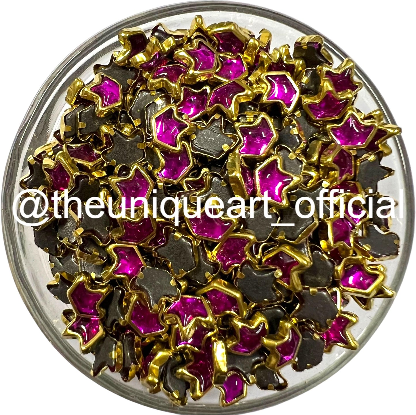 Dark Pink / Rani Crown Glass