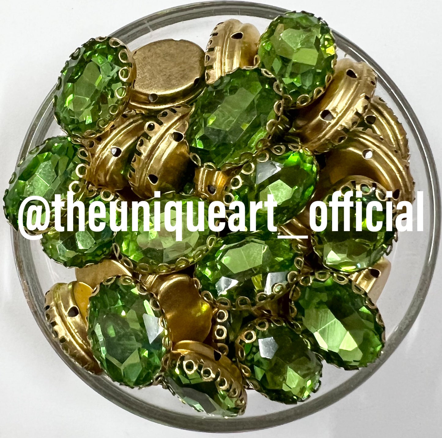 Light Green 10x14 Oval