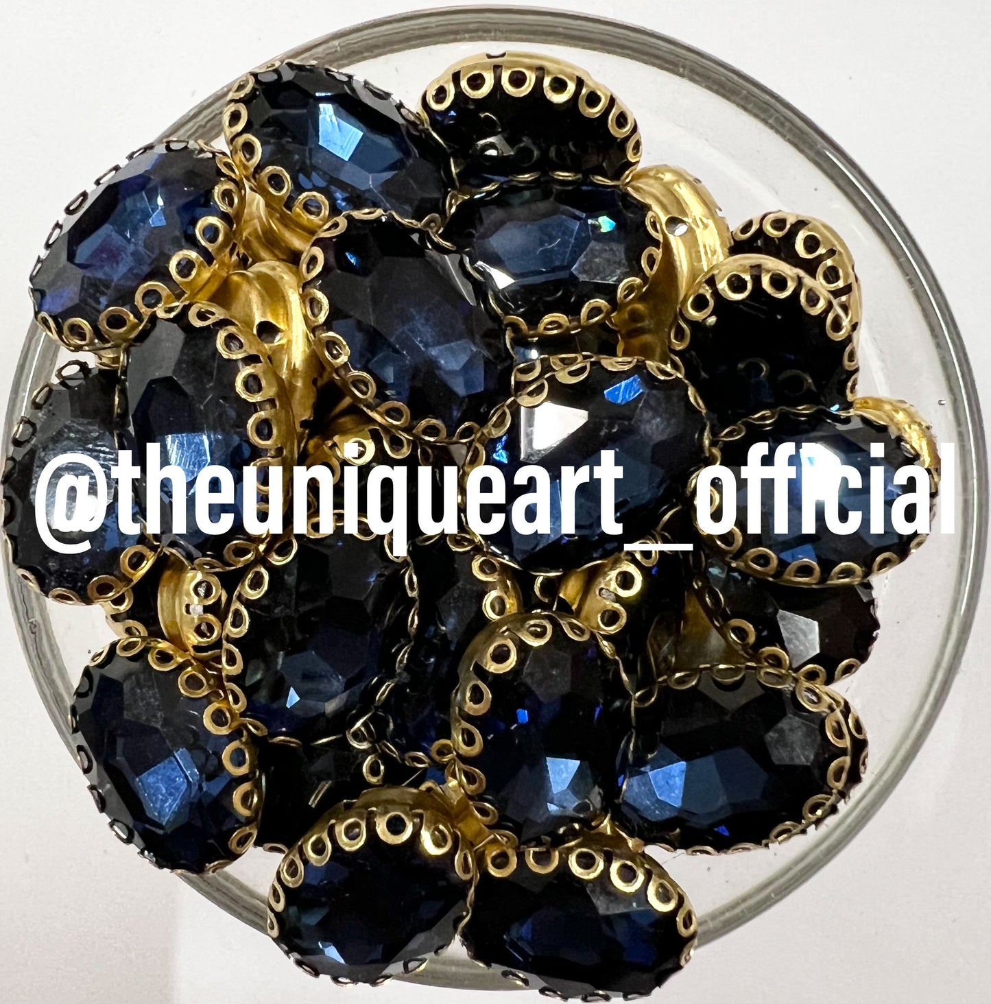 Navy Blue 10x14 Oval